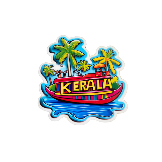Kerala Fridge Magnet | Kerala Souvenir | Travel Souvenir | Kitchen & Home Decor - Wander Tag