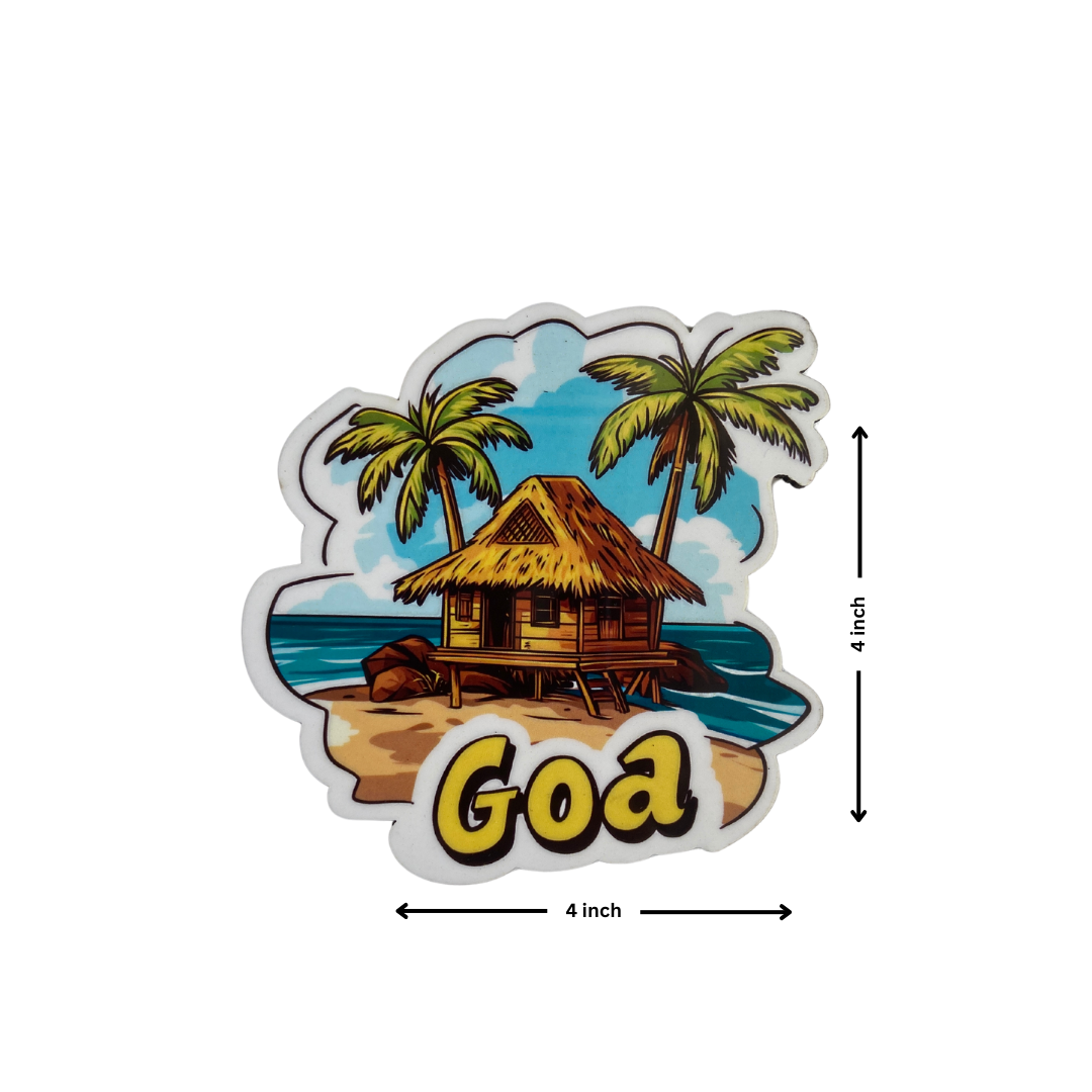 Goa Fridge Magnet | Travel Magnet | Goa Souvenir - Wander Tag