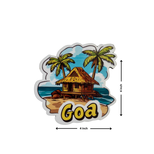 Goa Fridge Magnet | Travel Magnet | Goa Souvenir - Wander Tag