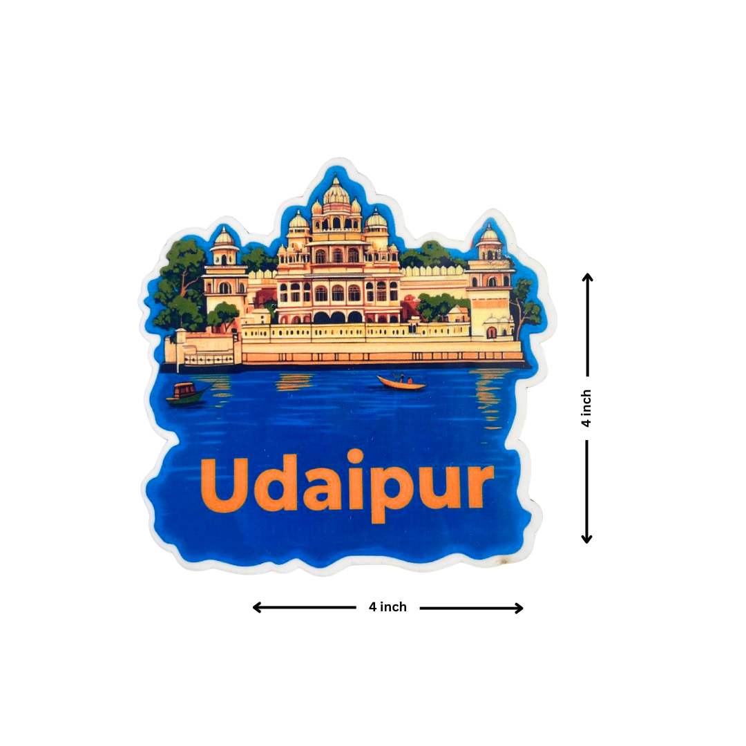Udaipur Fridge Magnet | Wander Tag | Travel Souvenirs | Travel Gift