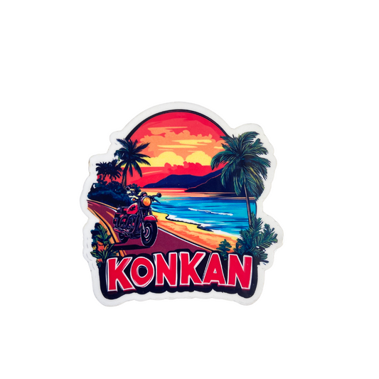 Konkan Fridge Magnet | Bike Fridge Magnet | Maharashtra - Wander Tag