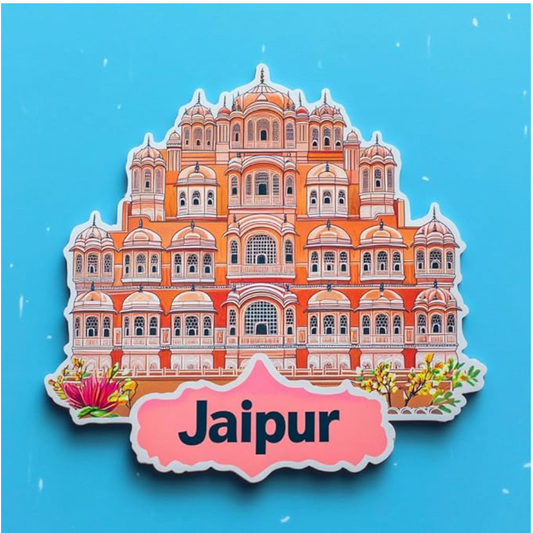 Jaipur Fridge Magnet | Souvenir from Rajasthan | Jaipur Souvenir - Wander Tag