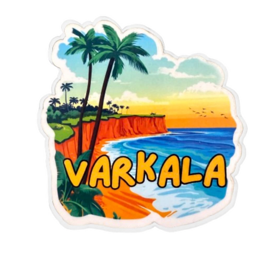 Varkala Fridge Magnet | Kerala Fridge Magnet | Kerala Souvenir - Wander Tag