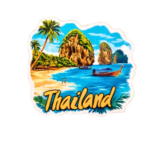 Thailand Fridge Magnet | Thailand Gift | Thailand Souvenir - Wander Tag