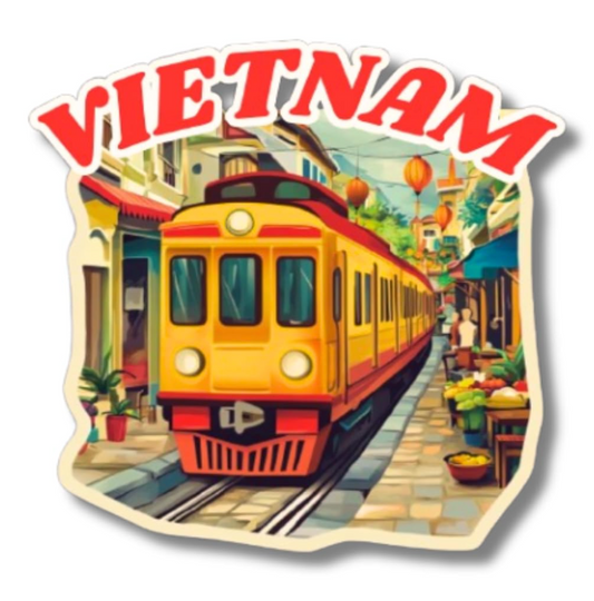 Vietnam Fridge Magnet | Travel Souvenir from Vietnam | Vietnam Gift - Wander Tag