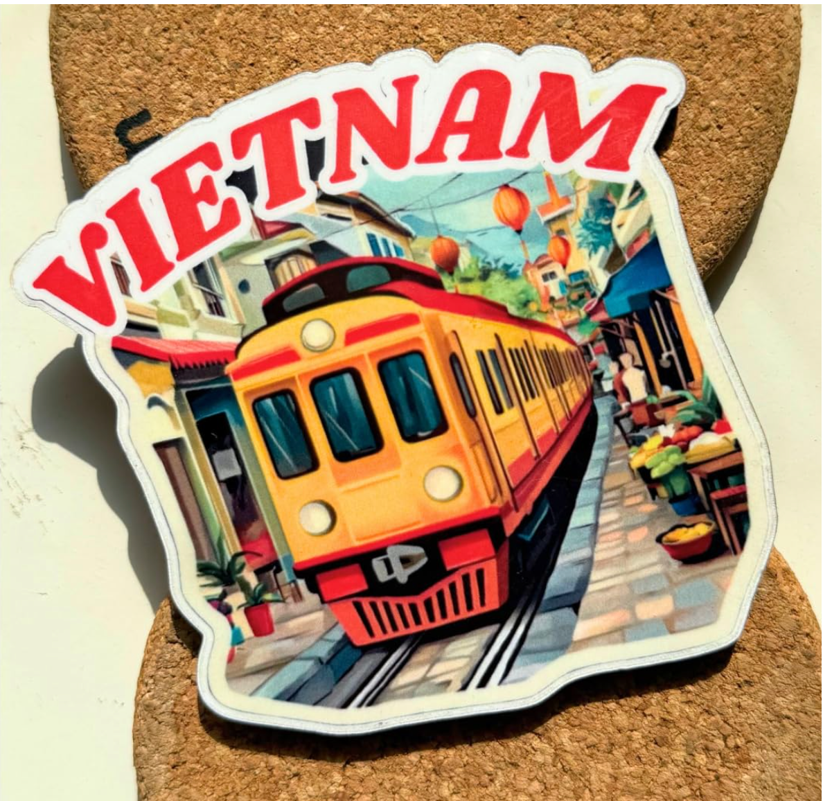 Vietnam Fridge Magnet | Travel Souvenir from Vietnam | Vietnam Gift - Wander Tag