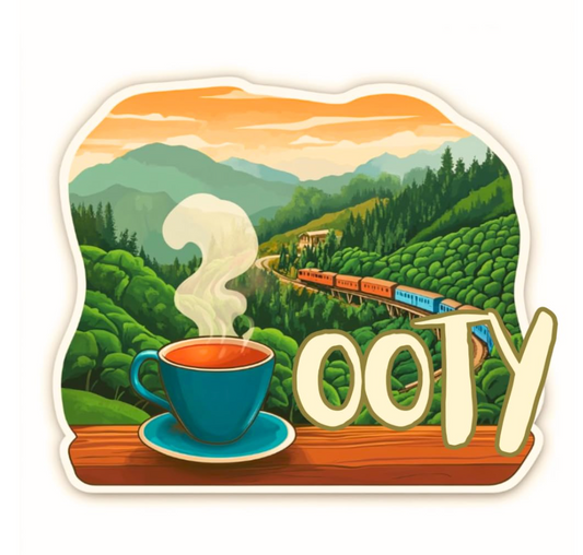 Ooty Fridge Magnet | Souvenir from Tamil Nadu | Ooty Souvenir - Wander Tag
