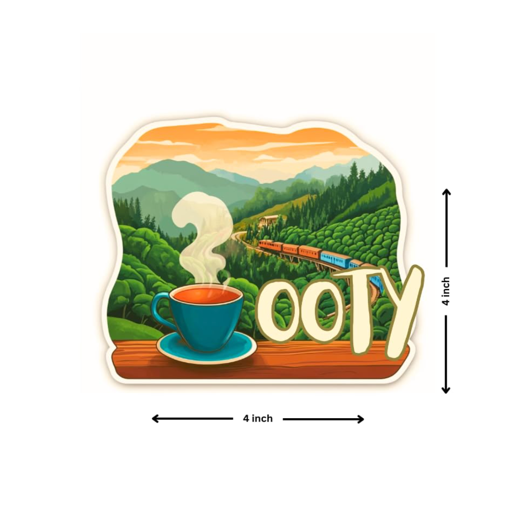 Ooty Fridge Magnet | Souvenir from Tamil Nadu | Ooty Souvenir - Wander Tag