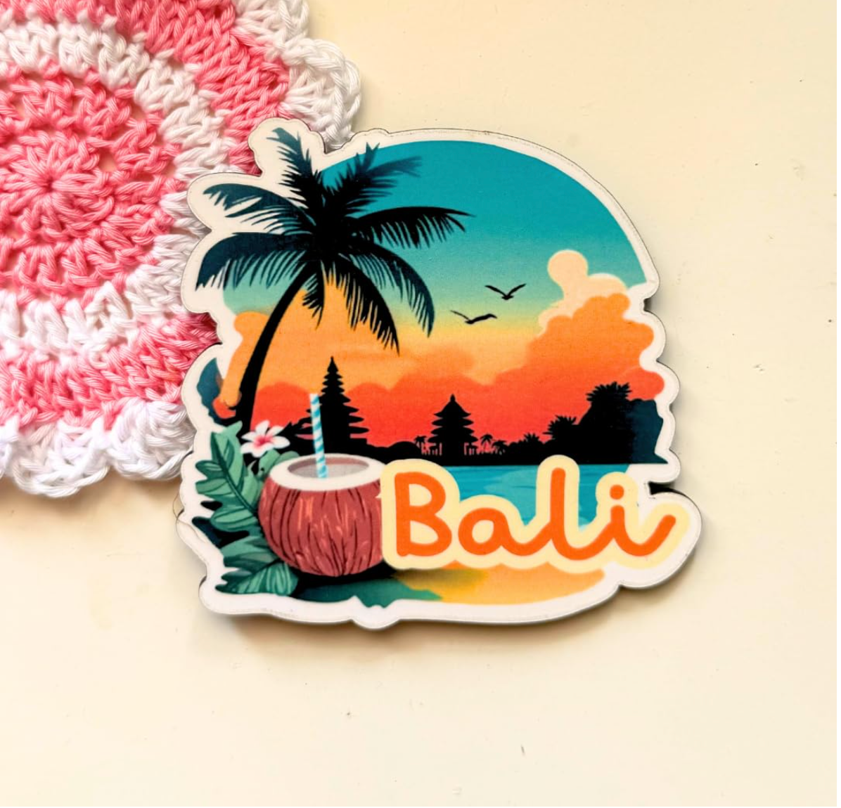 Bali Fridge Magnet | Travel Souvenir from Bali | Bali Gift - Wander Tag